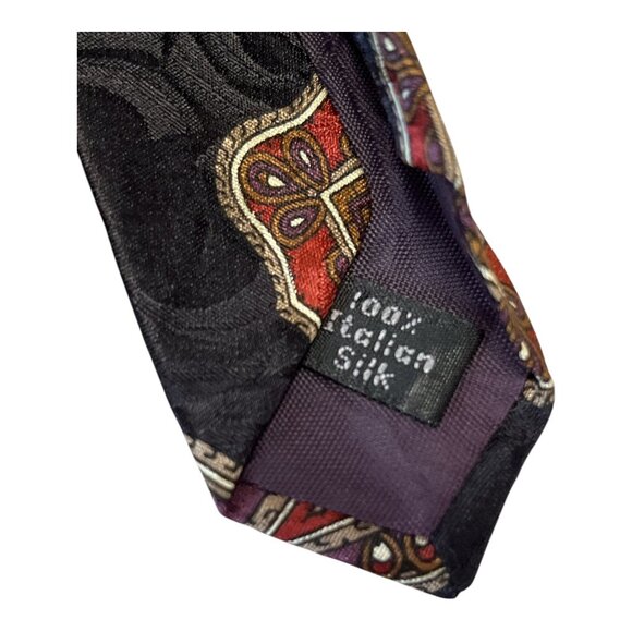 Don Loper Beverly Hills Italian Silk Paisley Tie 60” - Picture 2 of 5